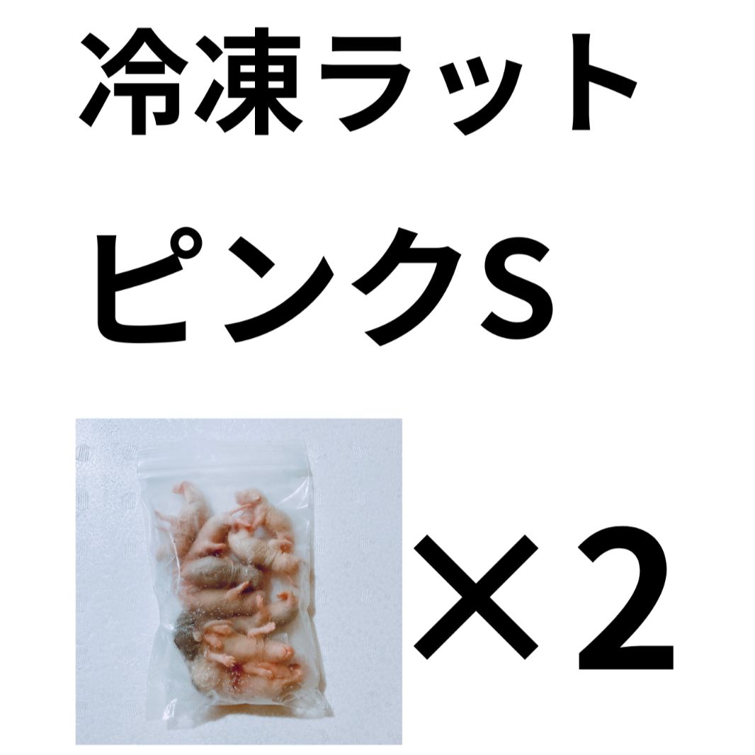 冷凍ラット　ピンクSサイズ　＜2袋＞