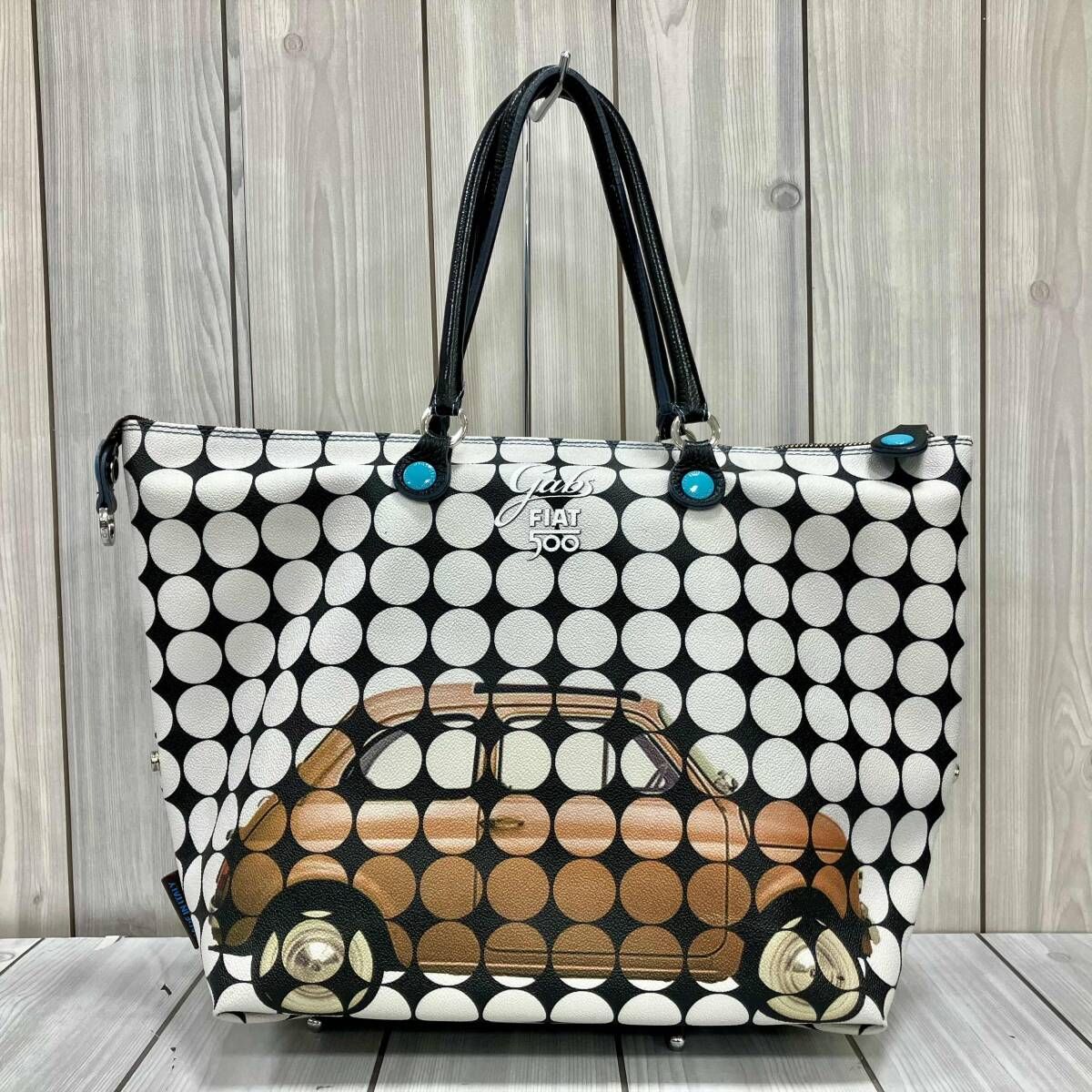 gabs ガブス トートバッグ ガブス×フィアット500 コラボ