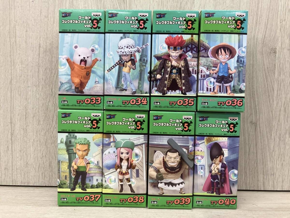 全8種セット]バンプレスト ワンピｰス ワｰルドコレクタブルフィギュア
