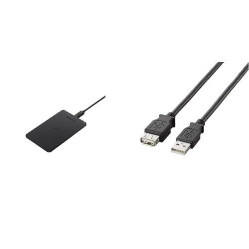 ソニー NFC/FeliCaリーダー PaSoRi（パソリ）業務用途専用モデル RC-S300/S1 + USB延長ケーブル1m U2C-E10BK セットkk 057a1ec8