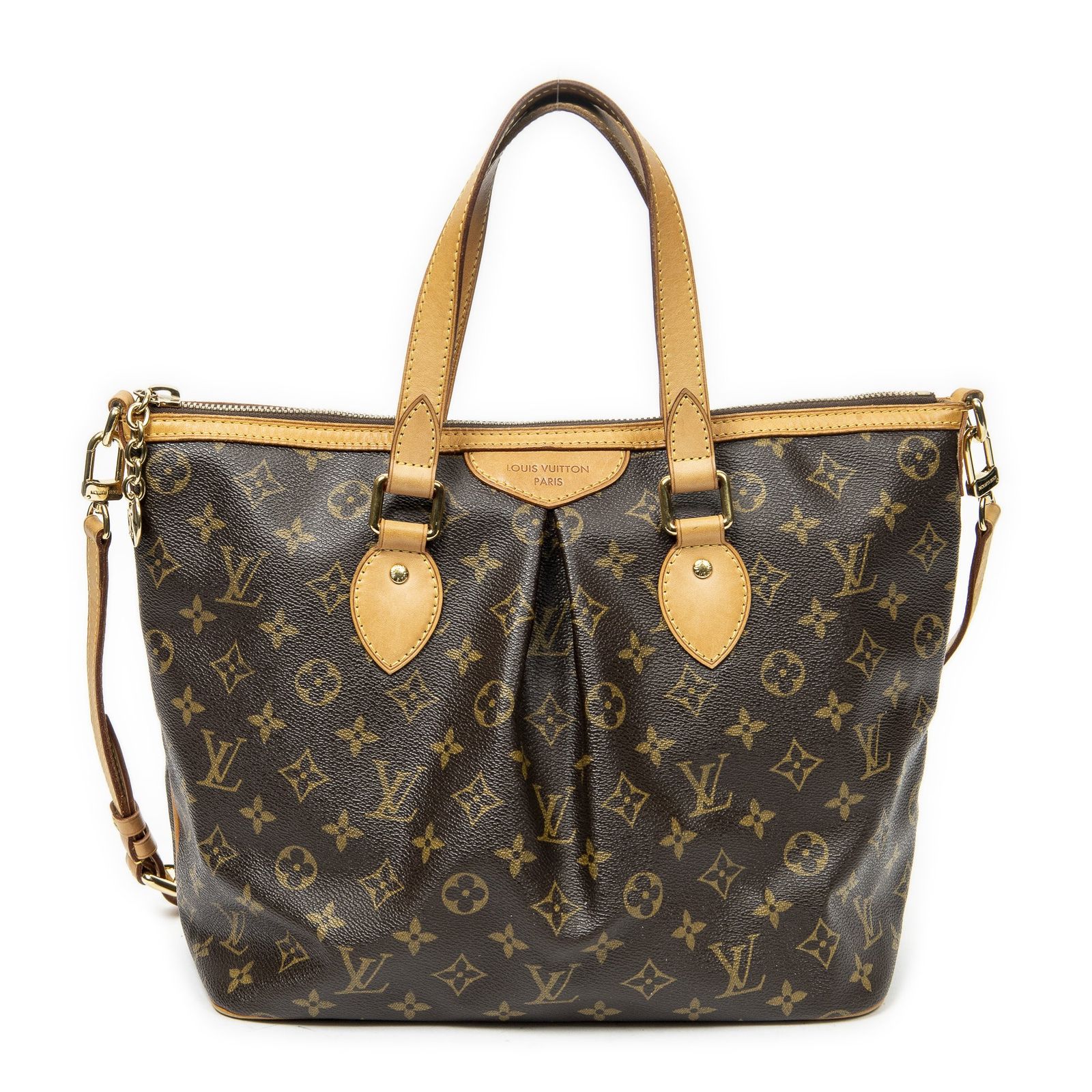 [中古] LOUIS VUITTON ルイヴィトンパレルモ茶色モノグラムキャンバスA