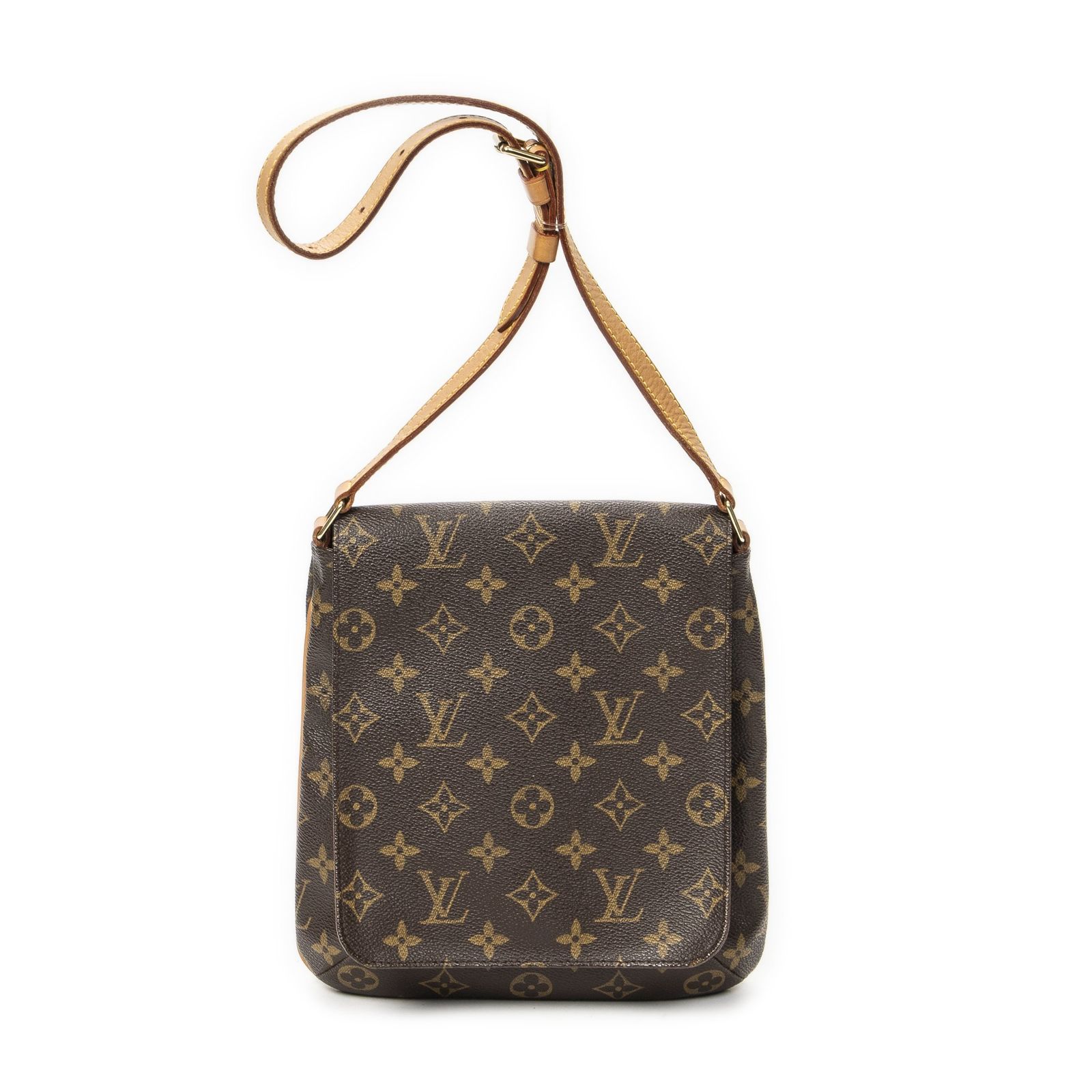 [中古] LOUIS VUITTON ルイヴィトンミュゼットサルサ茶色モノグラムキャンバスA
