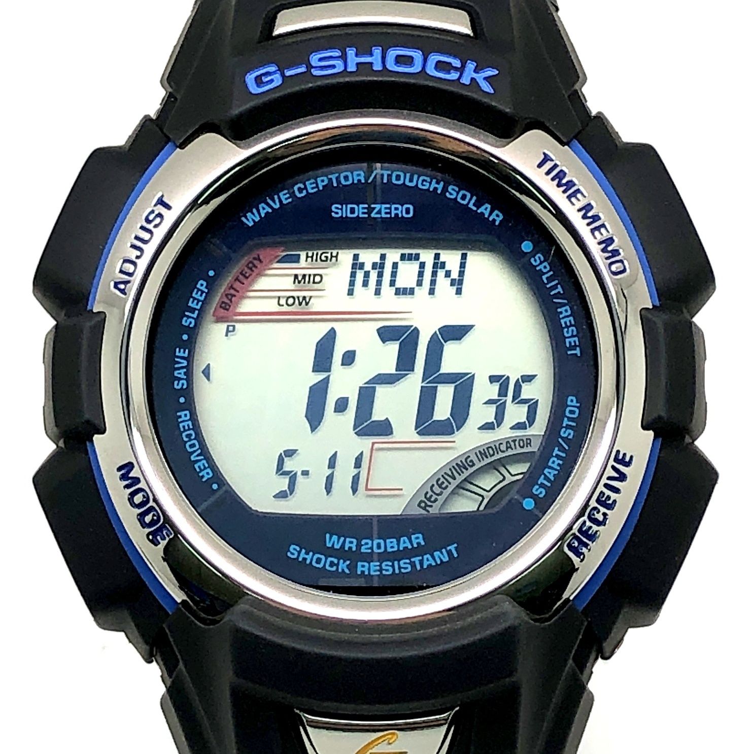 G-SHOCK ジーショック GW-300JSZB-1 SIDE ZERO 機動戦士ガンダム コラボ 電波ソーラー ブルー 限定2500本 2004年3月発売