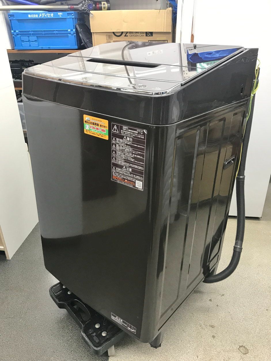 洗濯機 AW-12XD9 ブラウン 12kg 2020年製 東芝 TOSHIBA ［静岡市］店頭併売品 → 2512LS904