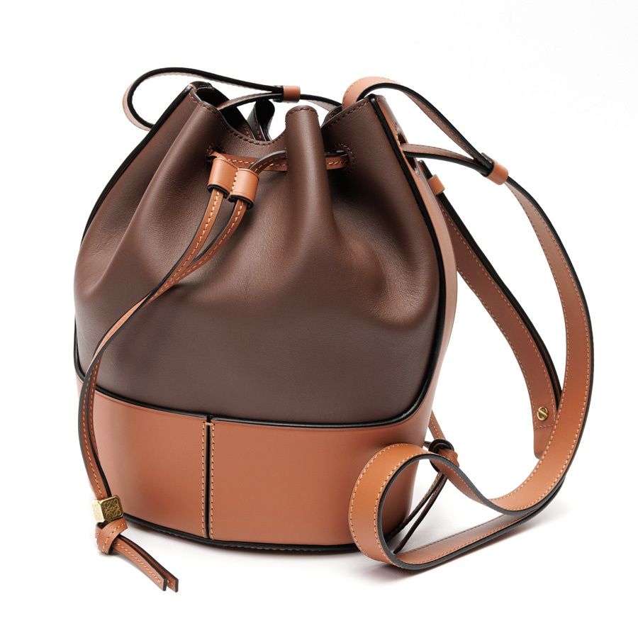 ロエベ / LOEWE　バルーンバッグ スモール / ショルダーバッグ　A686C31X01 / 326.76AC31　レザー　ブラウン/タン 【中古】
