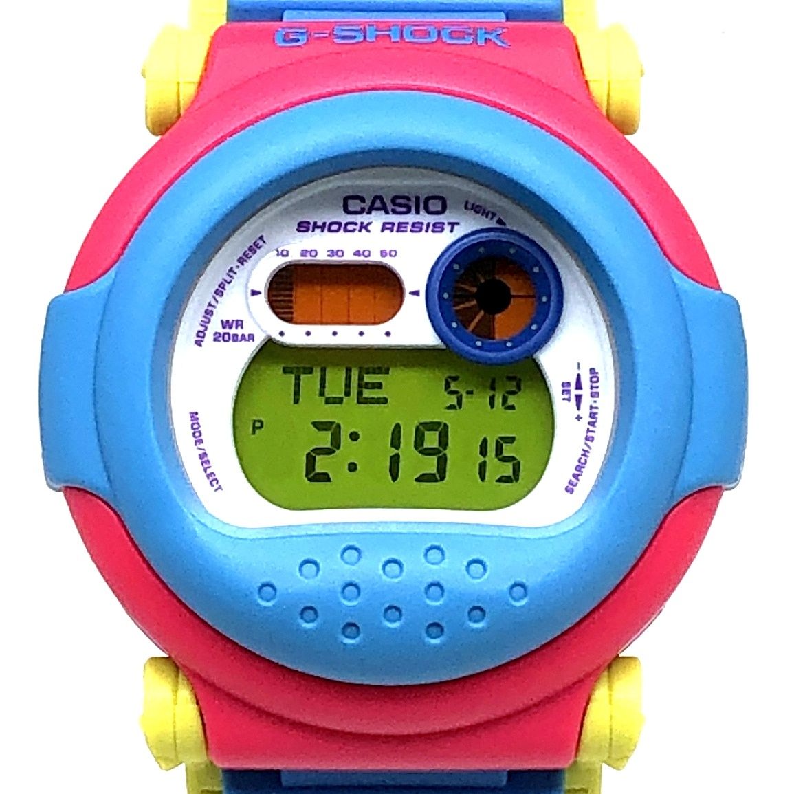 G-SHOCK ジーショック G-001-2 復刻ジェイソン マルチカラー カプセルタフ ネグザクス ブルー×ピンク 2010年9月発売