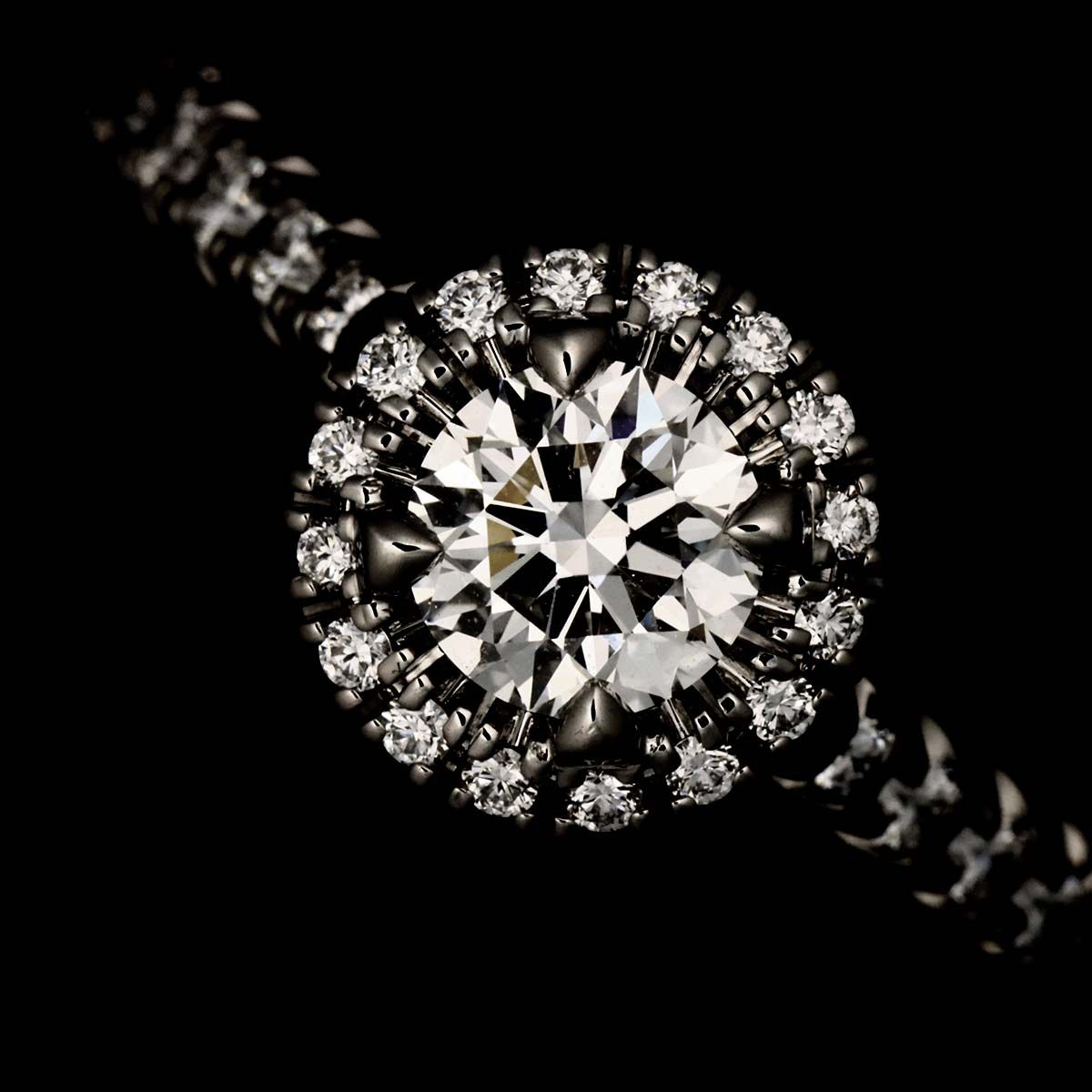 カルティエ Cartier デスティネ リング ダイヤ 0.42ct E/VVS1/3EX #48
