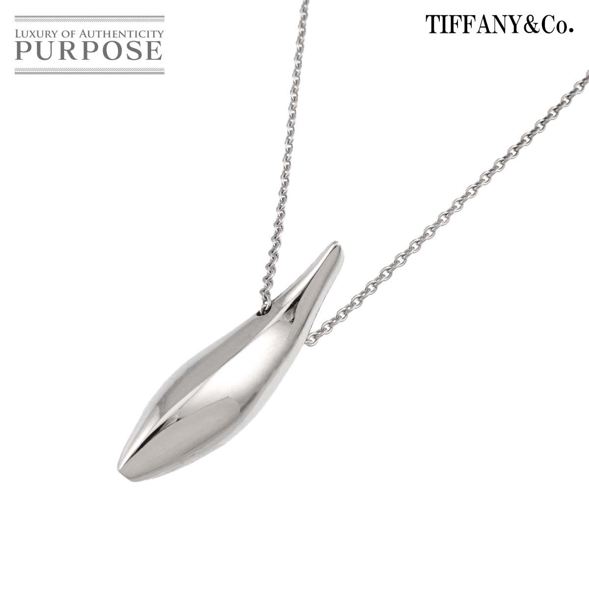 ティファニー TIFFANY&Co. フランク・ゲーリー フィッシュ ネックレス 40cm K18 WG ホワイトゴールド 750 Necklace 90320891