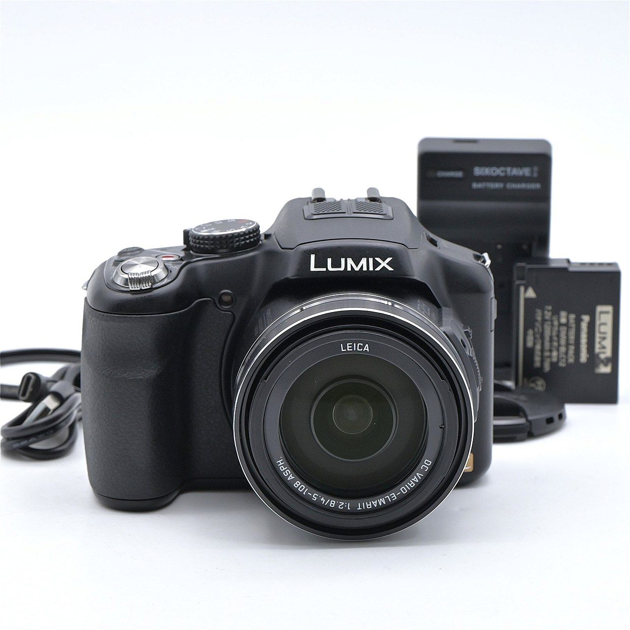 Panasonic パナソニック LUMIX FZ200 ブラック DMC-FZ200-K コンパクトデジタルカメラ【中古】