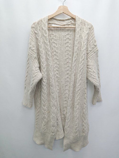 ◇ Girly Doll ガーリードール ゆったり 長袖 ニット カーディガン 表記なし ベージュ レディース P 【1406180055264】