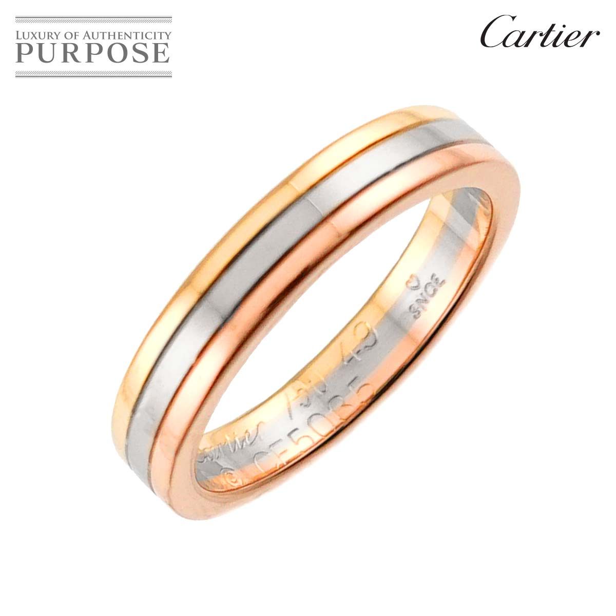 カルティエ Cartier ヴァンドーム #49 リング K18 YG WG PG スリーゴールド 3カラー 750 指輪 Vendome Ring 90323415 74,800円