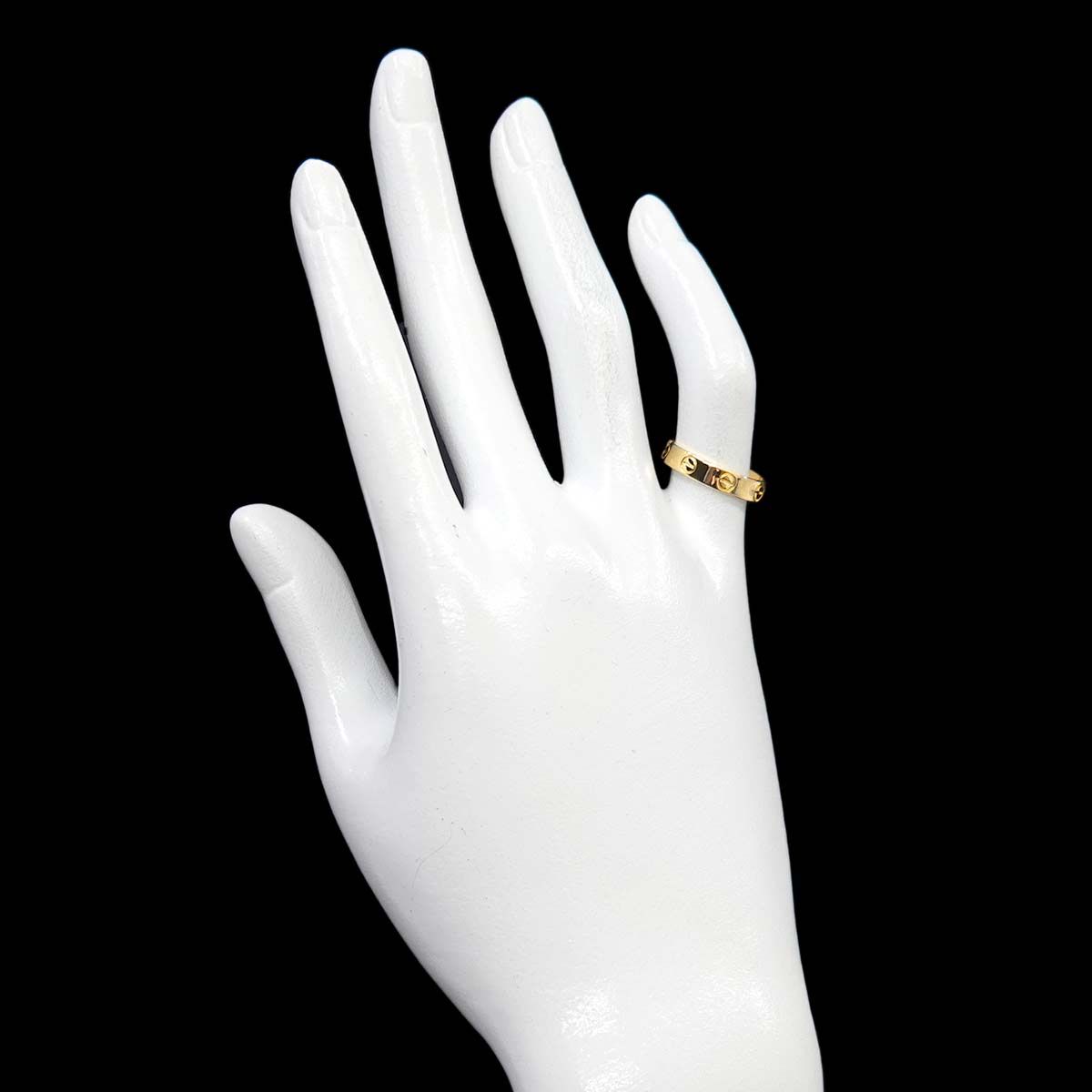 カルティエ Cartier ミニラブ #49 リング K18 YG イエローゴールド 750