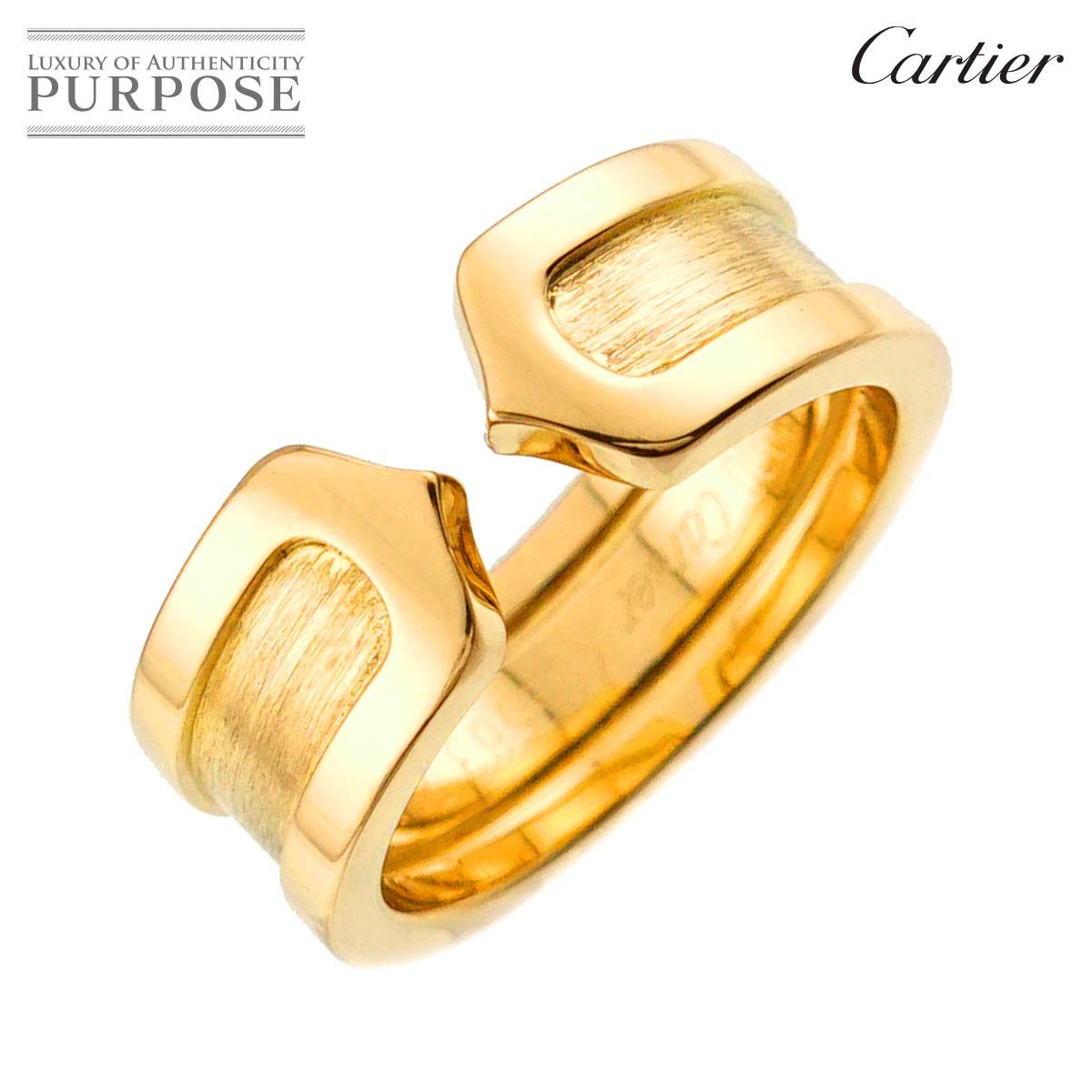 カルティエ Cartier C2 #48 リング K18 YG イエローゴールド 750 2C