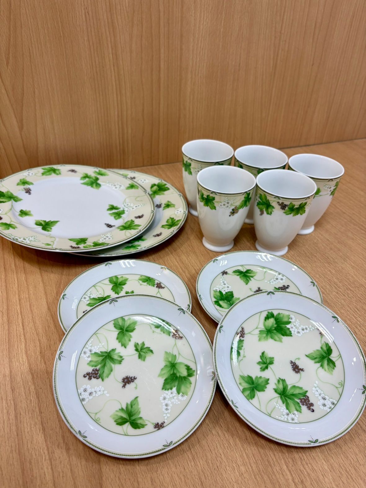 KT264324463　ナルミ　チャイナ　カップ5点/ケーキ皿4点/プレート2点セット