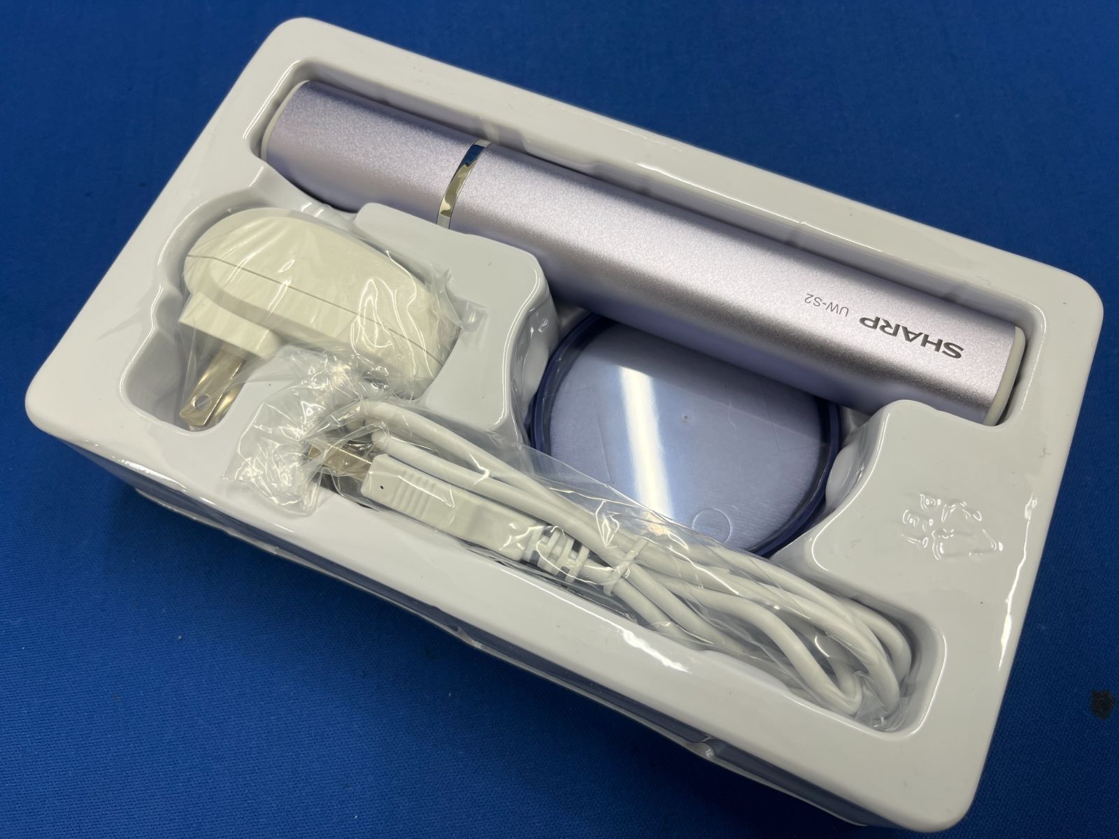 未使用 SHARP シャープ UW-S2-V 超音波ウォッシャー 部分汚れ落とし