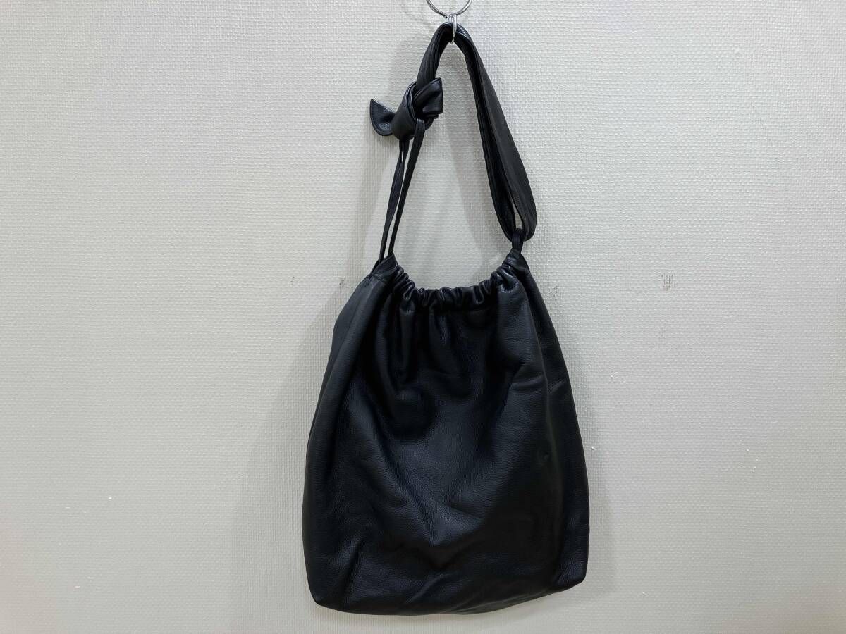 chi.wata レザー レザートート トートバッグ 黒 春秋冬