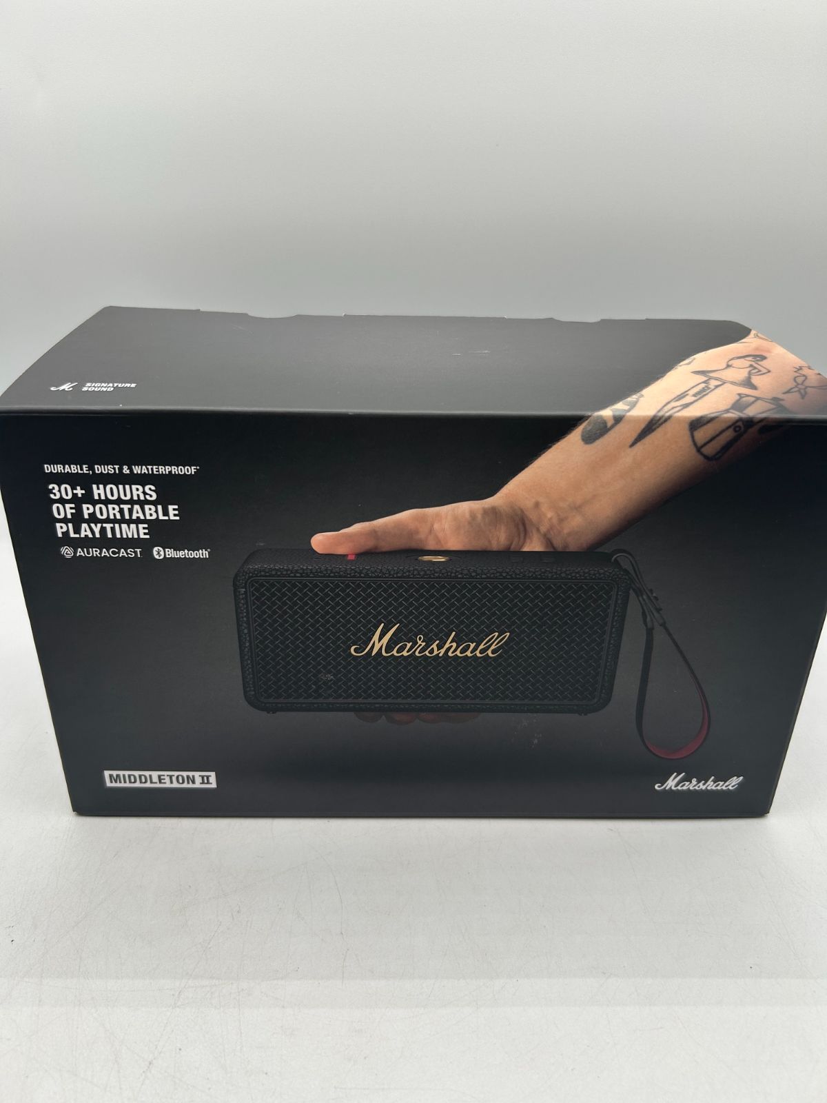 マーシャル ポータブルスピーカー Marshall Middleton II Black and