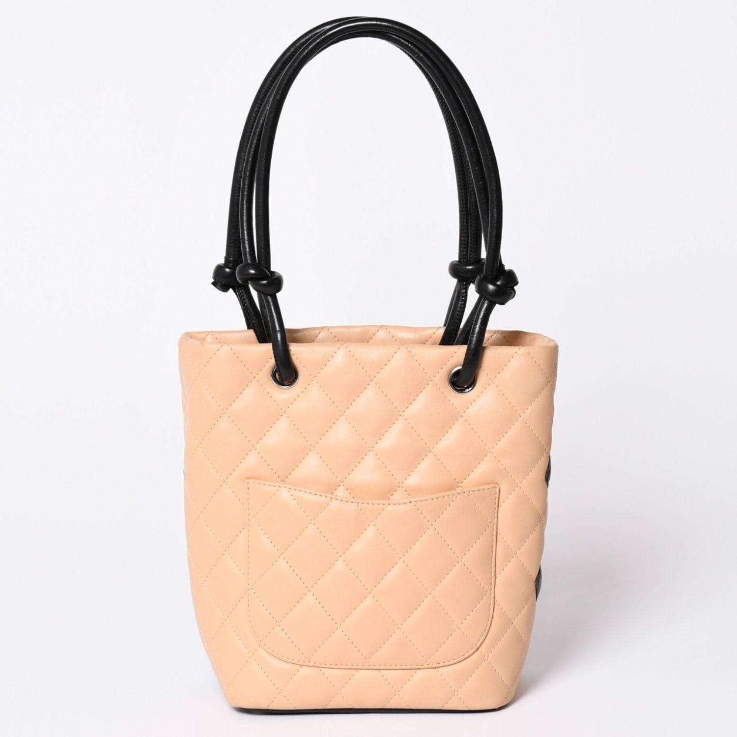 CHANEL シャネル CANBON カンボンライン スモール トートバッグ A25166 