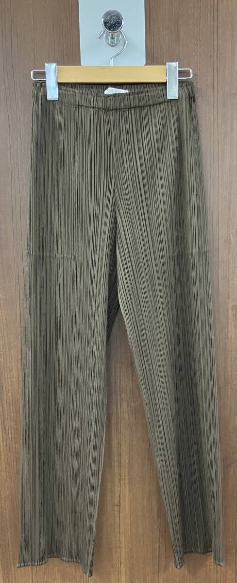 PLEATS PLEASE ／ISSEY MIYAKE／ブラウン／パンツ／PP71-JF414／サイズ1／プリーツプリーツ／イッセイミヤケ