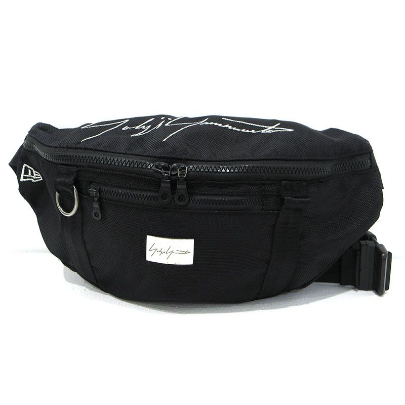 【三重本店】 中古 Yohji Yamamoto | ヨウジヤマモト ボディバッグ NewEra コラボ ブラック 【121】