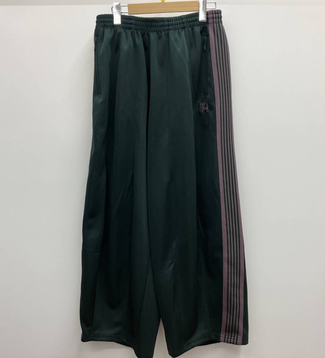 NEEDLES ニードルス 25SS H.D. TRACK PANT-POLY SMOOTH トラックパンツ ジャージ RW320 サイズXS グリーン