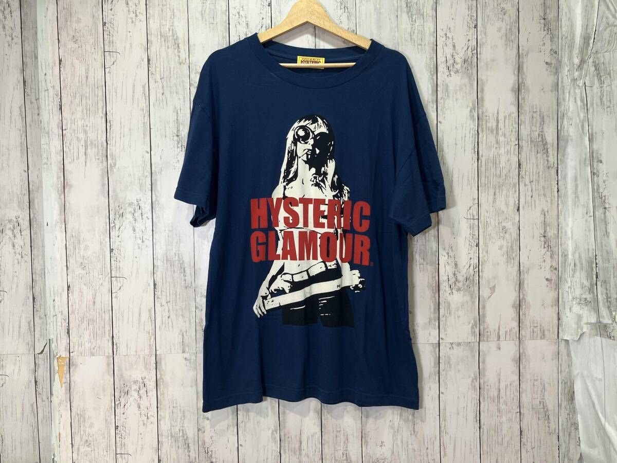HYSTERIC GLAMOUR ヒステリックグラマー 半袖Tシャツ Tシャツ 01251CT28 サイズFREE カラーネイビー
