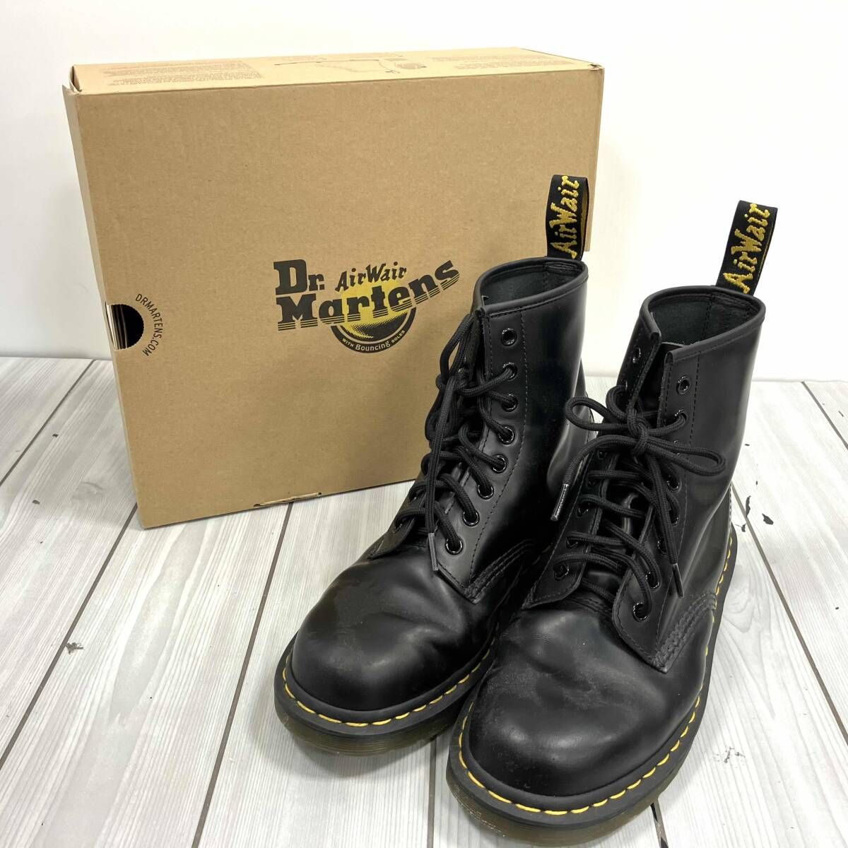 Dr.Martens ドクターマーチン 10072004 1460 ワークブーツ ブラック UK8