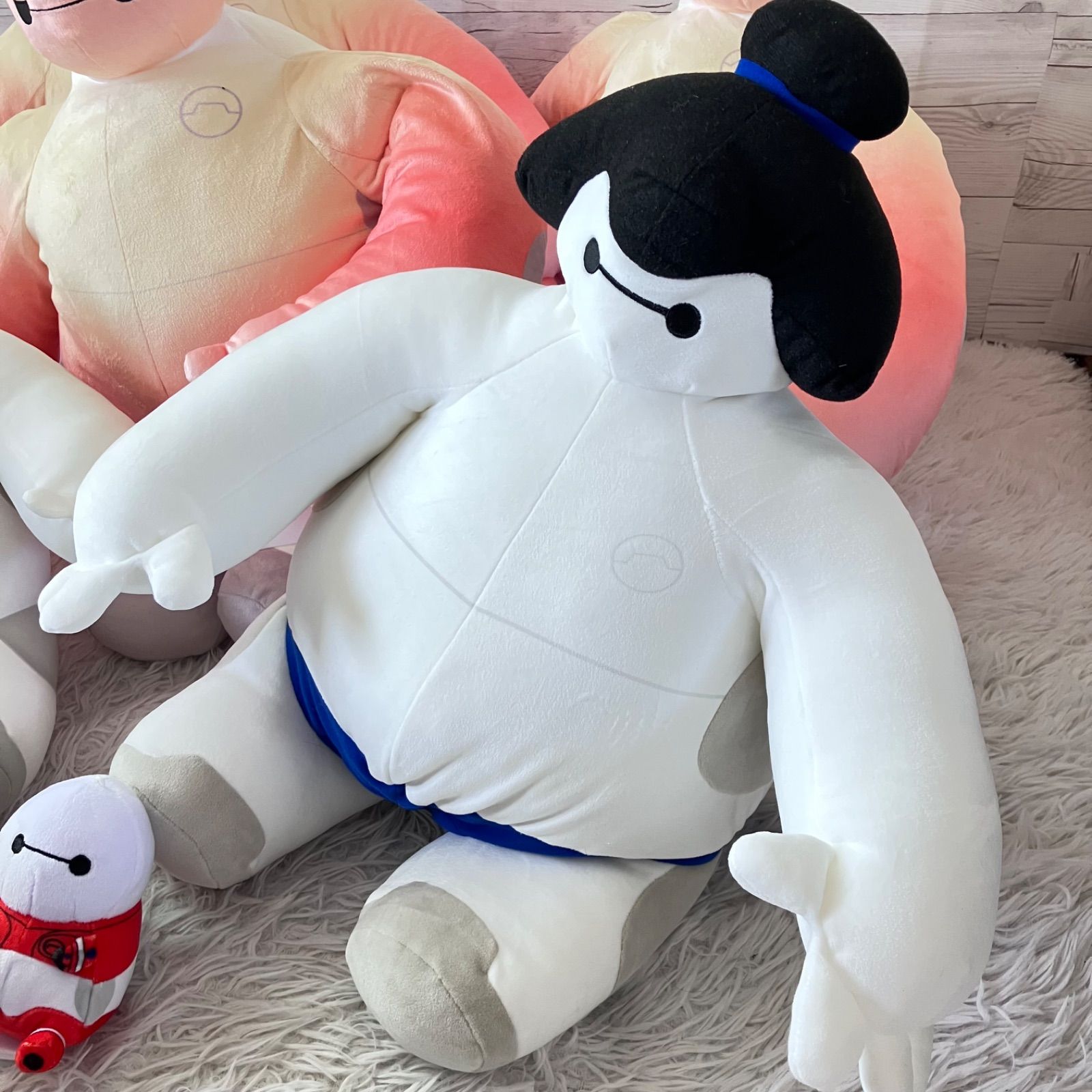 ベイマックス ぬいぐるみ 超超BIGぬいぐるみ サウナ 7点セット