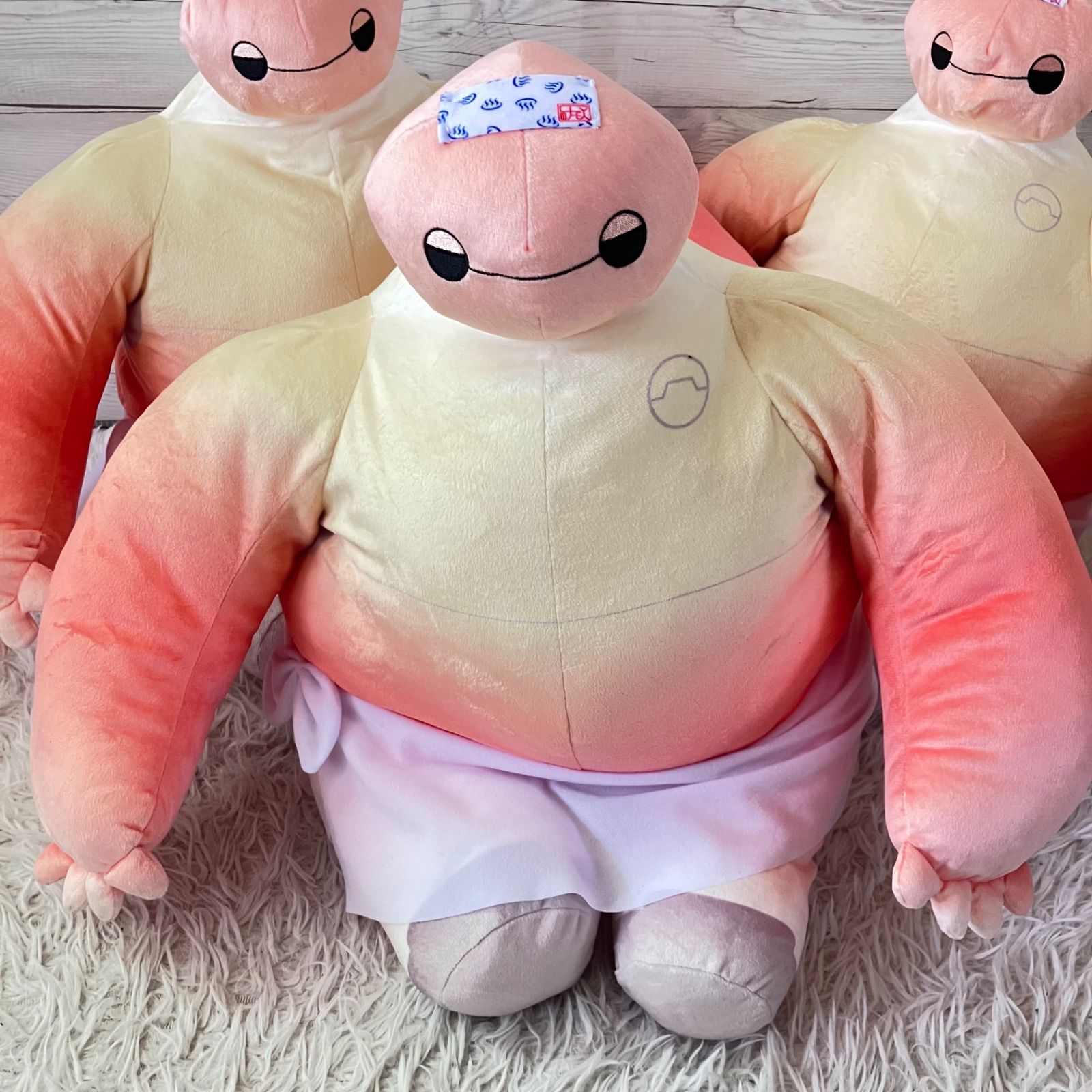 ベイマックス ぬいぐるみ 超超BIGぬいぐるみ サウナ 7点セット