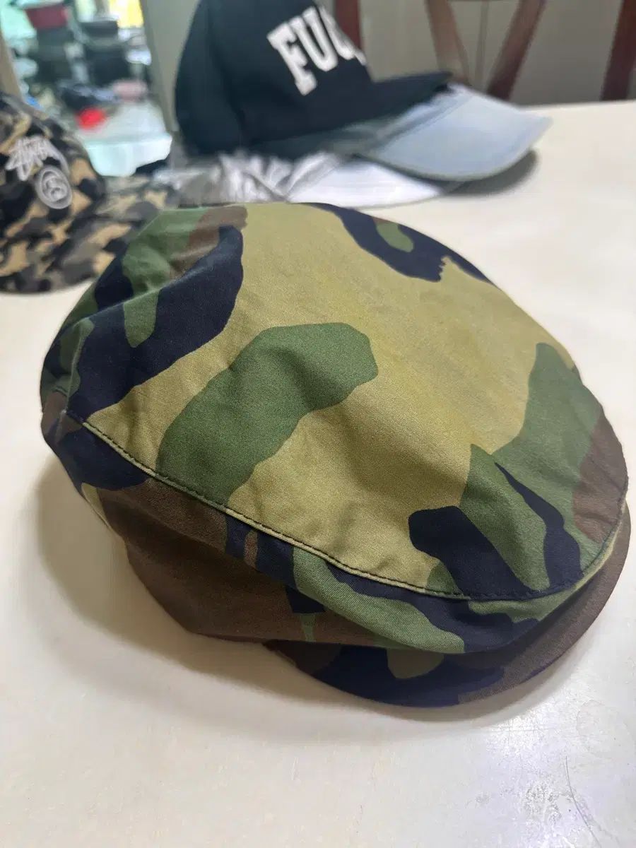 90s STUSSY ウッドランド カモフラージュ ハンチングキャップ