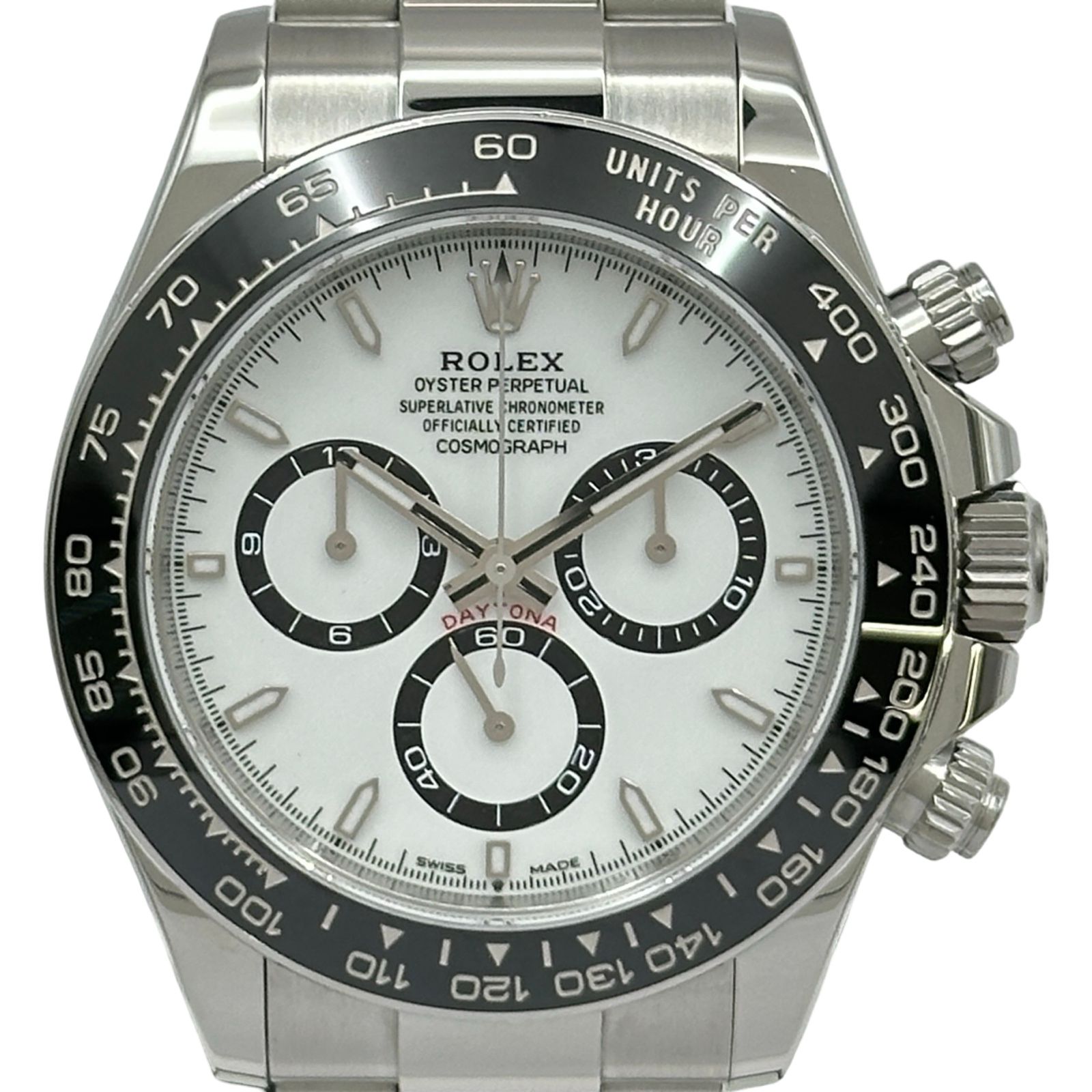 ロレックス ROLEX デイトナ 126500LN ホワイト ステンレススチール 自動巻き メンズ 腕時計 1,923,300円