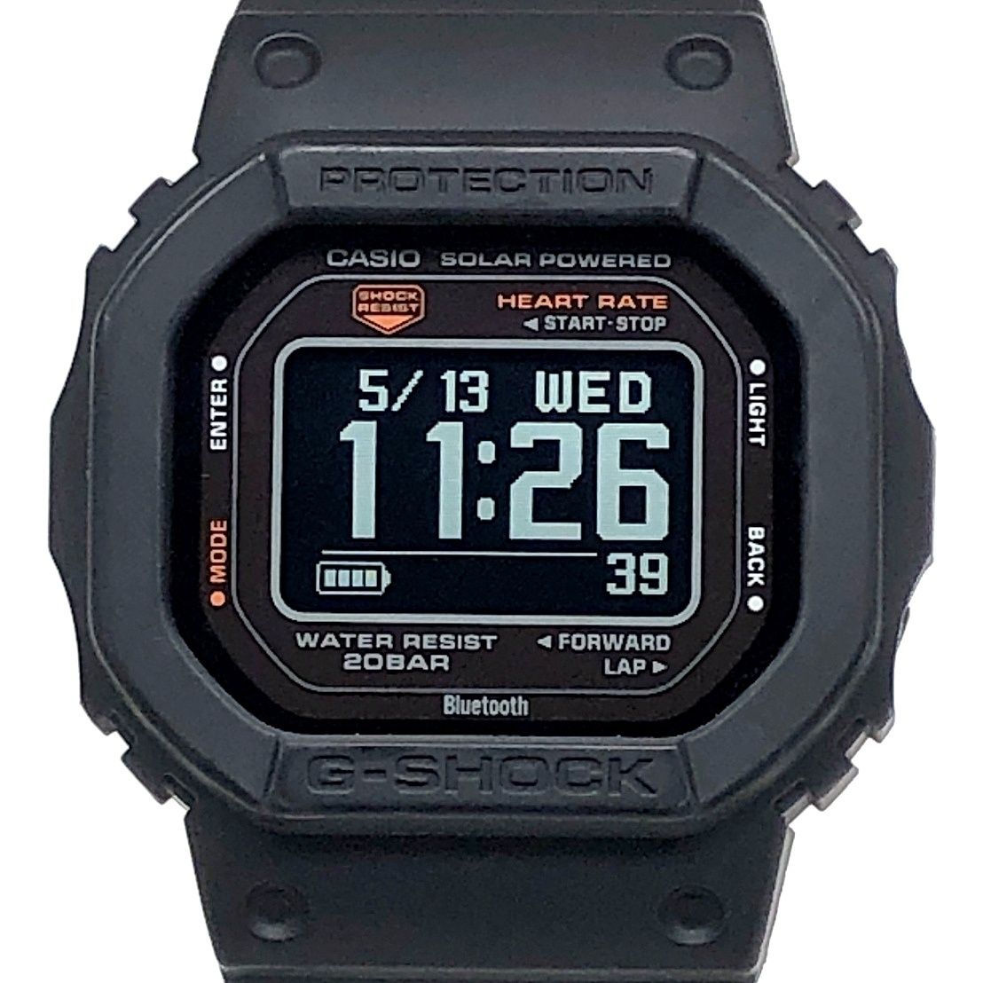 G-SHOCK ジーショック DW-H5600-2 G-SQUAD 心拍計 歩数計 マルチスポーツ対応 スマートウォッチ ブラック 2023年5月発売