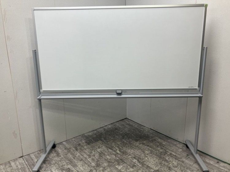 【中古品】コクヨ 脚付き両面ホワイトボード ホワイト