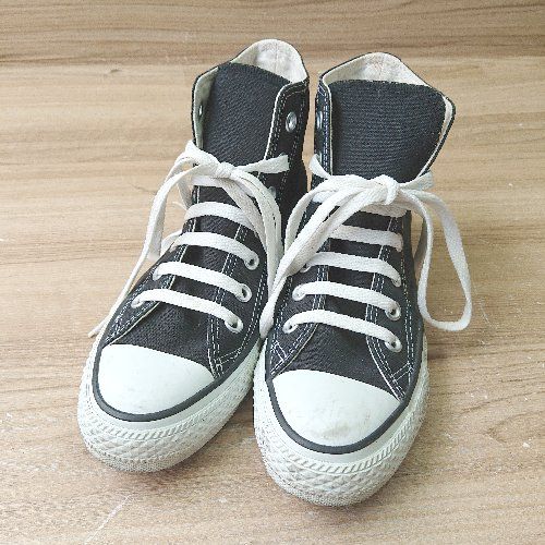 ◇ converse スニーカー サイズ23 ブラック レディース E 【1406180081102】
