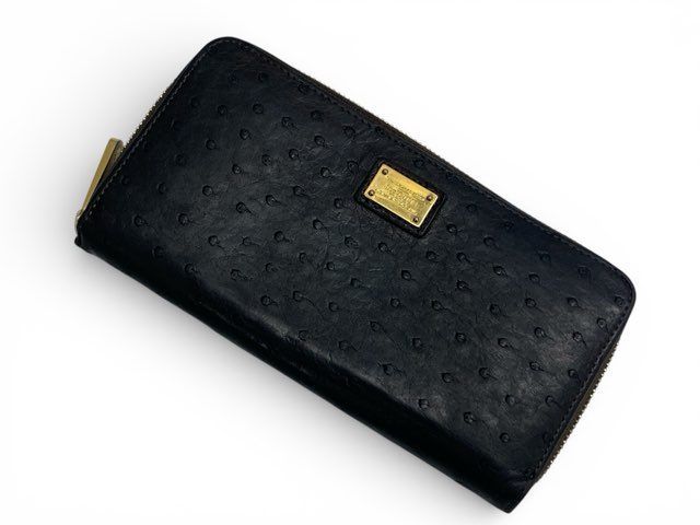 LOUIS VUITTON/ルイヴィトン/オーストリッチ/ラウンドファスナー/長財布/ダークブラウン/FC3362