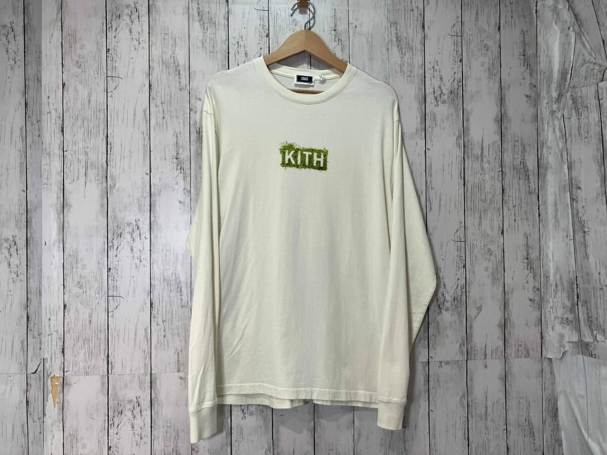 KITH MATCHA TEE キス マッチャ ティー 長袖Tシャツ Tシャツ トップス サイズM カラークリーム
