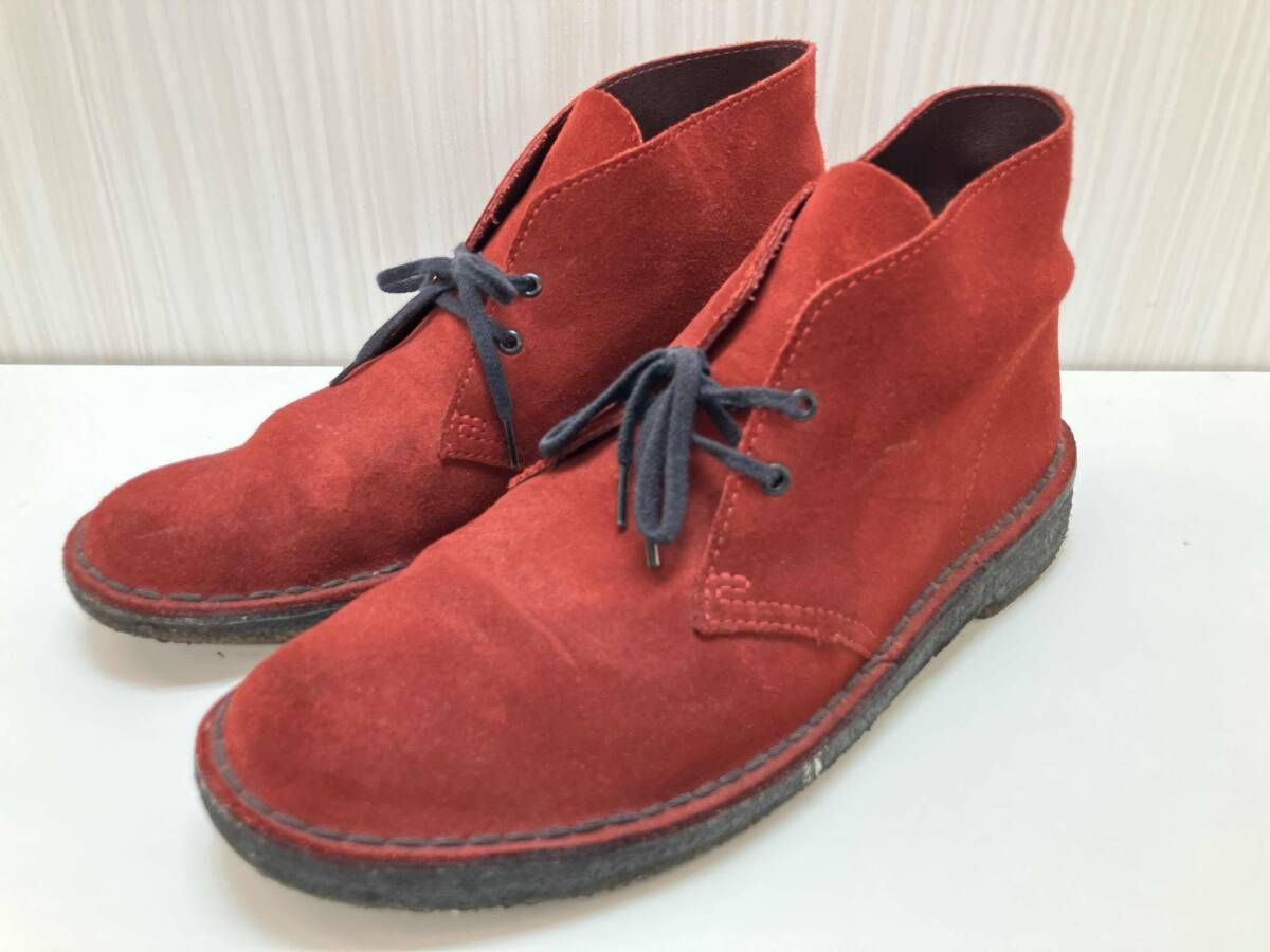 Clarks クラークス スエード デザートブーツ 13292 サイズ UK8.5 レッド