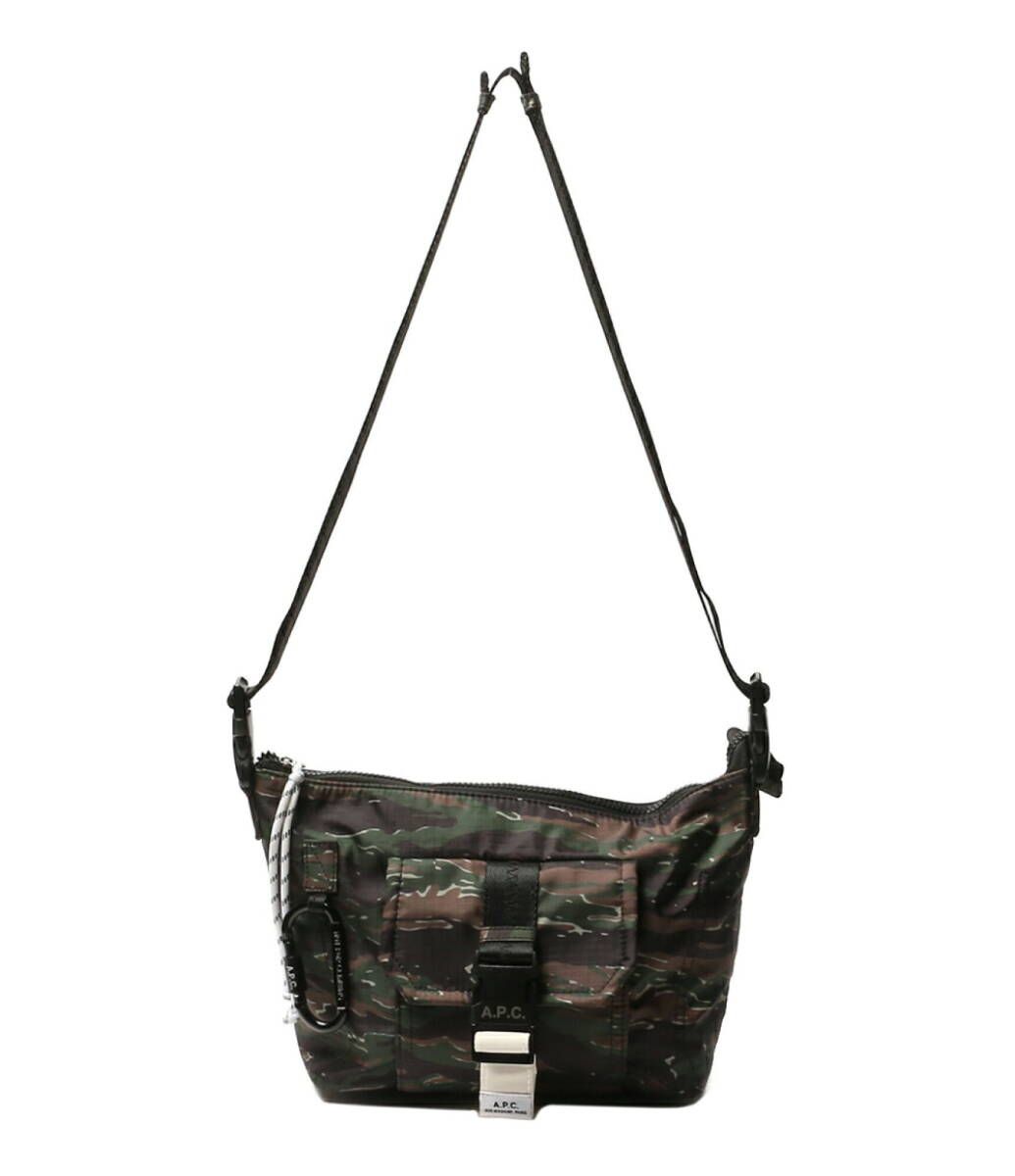 アーペーセー ショルダーバッグ besace trek 迷彩 メンズ A.P.C.