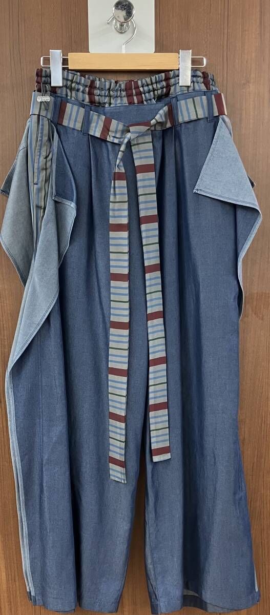 COQ KANAKO KAJIHARA／SQUARE DENIM PANTS／COQ-26SS-K13／パンツ／サイズ02／コキュウ／カナコカジハラ