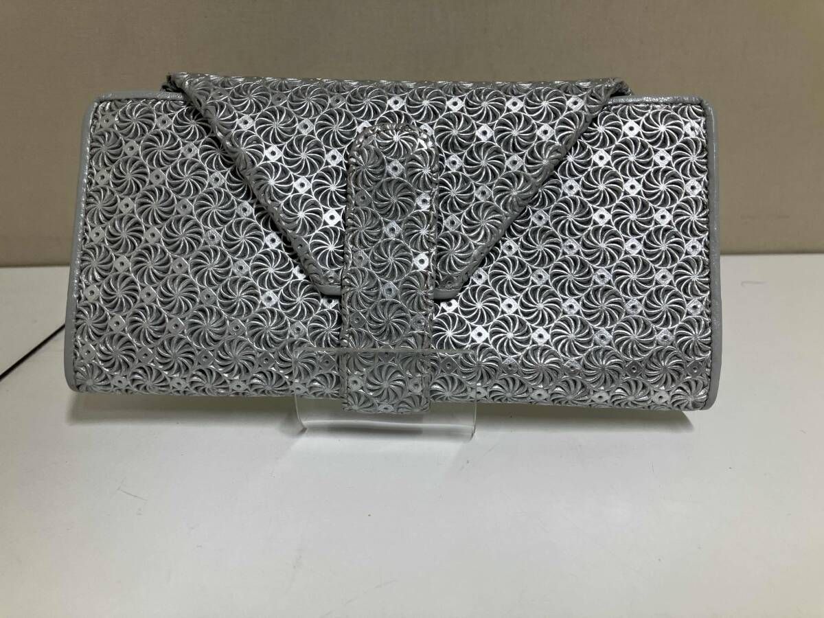 HIROKO HAYASHI GIRASOLE ヒロコハヤシ ジラソーレ シルバー 長財布 ロングウォレット