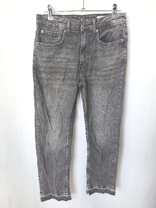 ◇ ZARA ザラ ストレートジーンズ サイズ34 ブラック レディース E 【1406180085353】