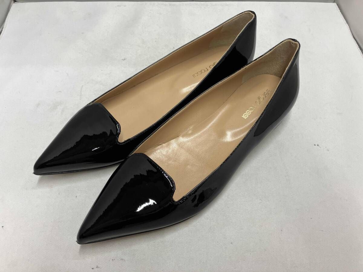 Sergio Rossi セルジオロッシ A63040 フラットパンプス ポインテッド 