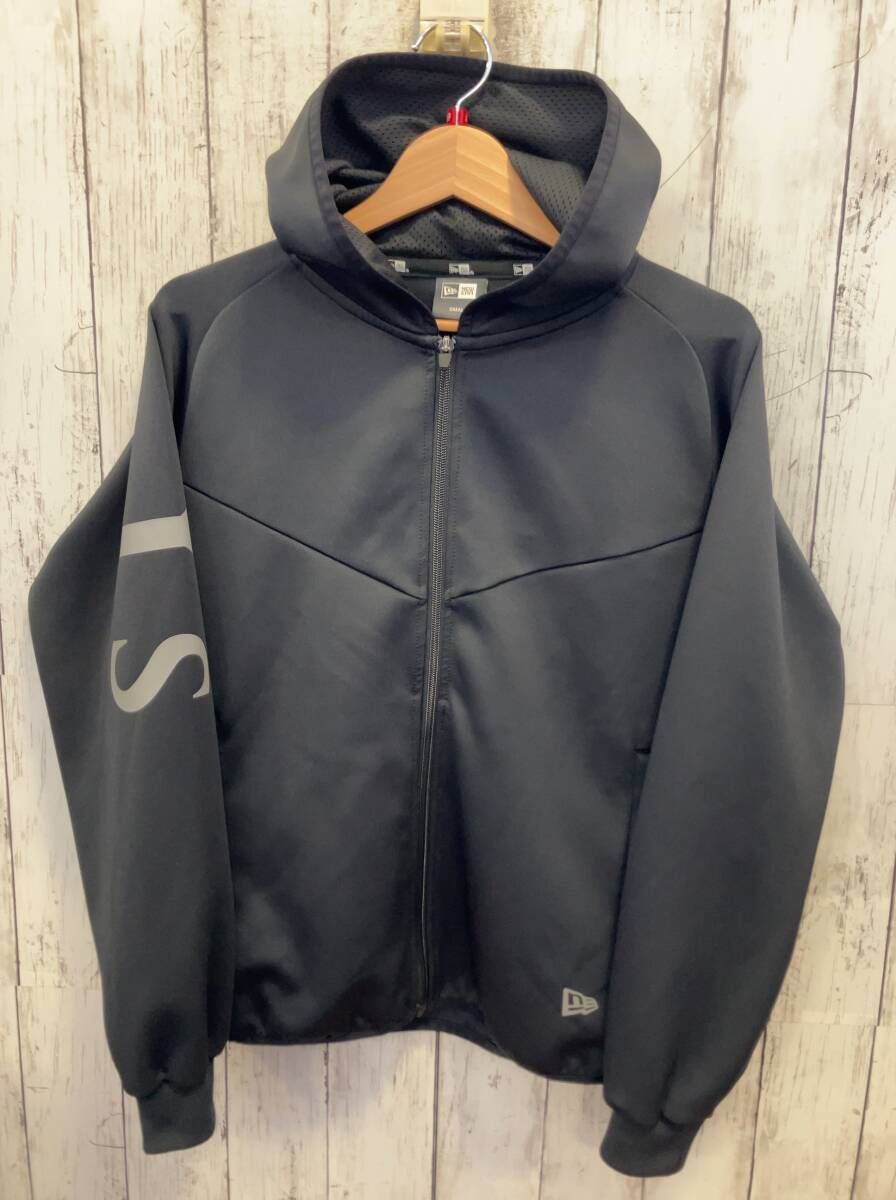 Y's × NEW ERA ワイズ ニューエラ ジップパーカー ブラック YY-T21-570 ポリエステル