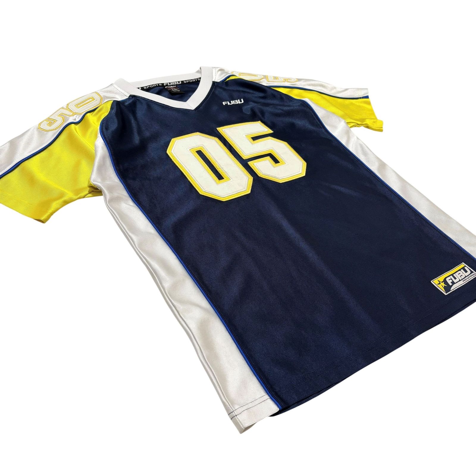古着フブ FUBU ゲームシャツ フットボールシャツ 半袖 Tシャツ 