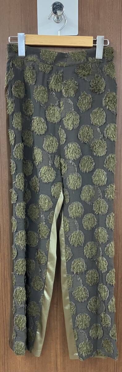 COQ KANAKO KAJIHARA／SEA DOT SIDE LINE PANTS／COQ-25AW-K5／パンツ／サイズ01／コキュウ／カナコカジハラ