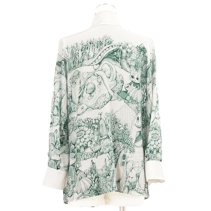 未使用】GUCCI グッチ ×ヒグチユウコ ブラウス 魔法の森 サイズ 38 