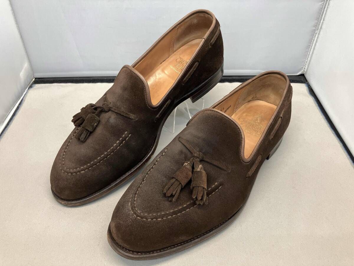 CROCK & JONES クロケット&ジョーンズ ローファー タッセルローファー U67696 29cm ブラウン