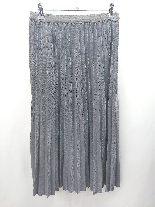 ◇ DAY CLOSET デイ クローゼット ロング丈 プリーツ スカート 表記なし ダークグレー レディース E 【1406180087678】