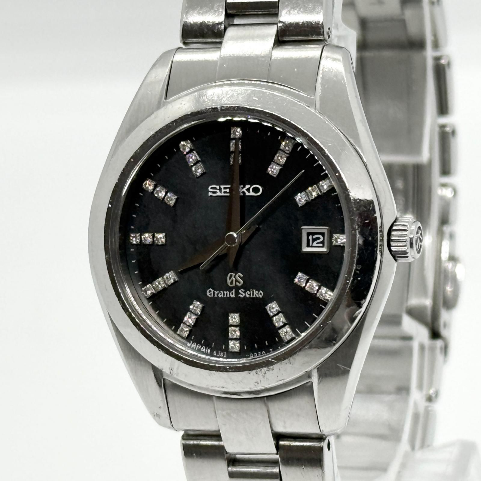 SEIKO セイコー GRAND SEIKO グランドセイコー ブラックシェル文字盤 