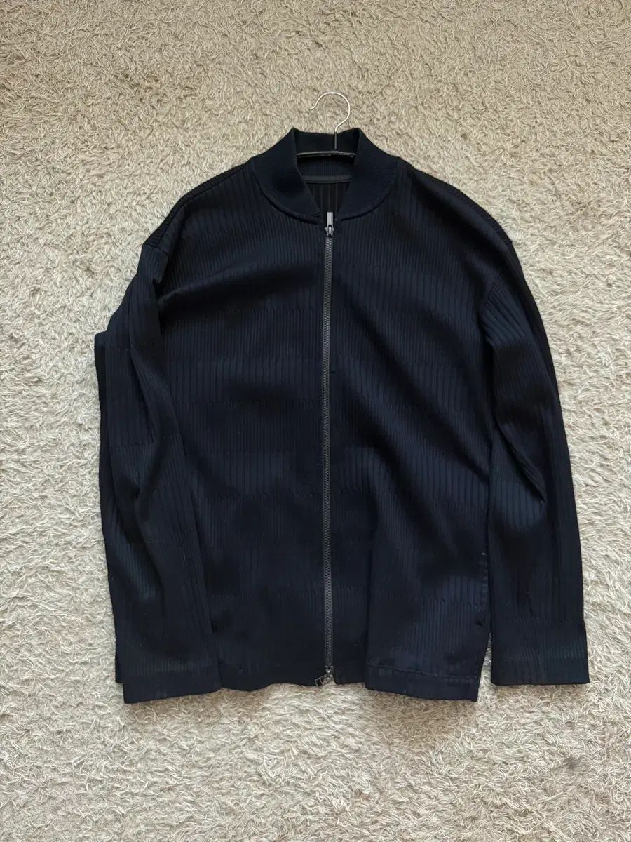 Issey Miyake ネイビー ジップアップ ジャケット